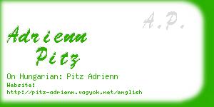 adrienn pitz business card